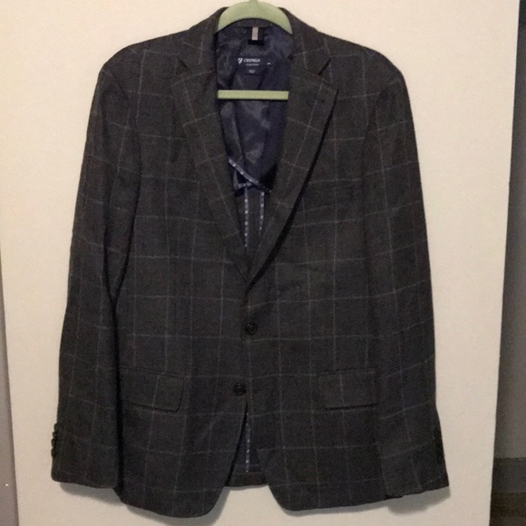 Criemieux Gray Wool Blazer - Picture 1 of 6